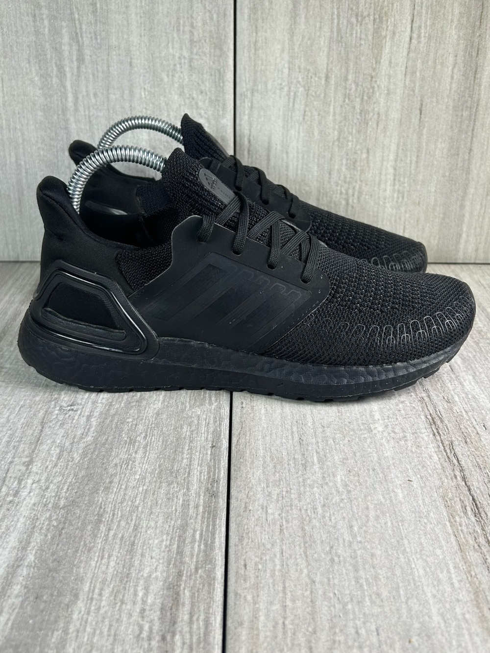 Adidas UltraBoost 20 Black Knit Running Sneaker Athletic Shoe Womens Size 6